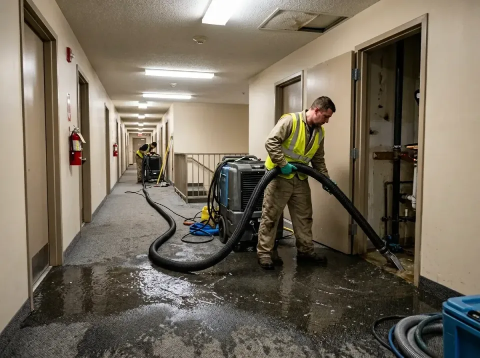 multi-unit-apartment-hallway-f-005 — frequently asked questions, Emergency Burst Pipe Water Extraction & Removal in Cottonda…